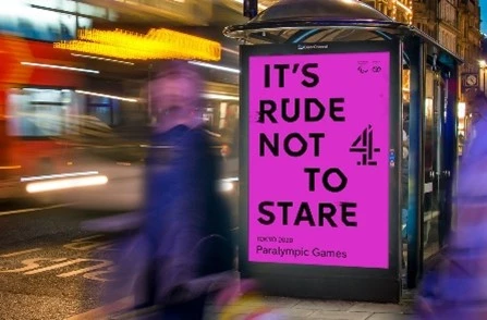 Here is an image of channel 4's behavioural science based olympic campaign. 